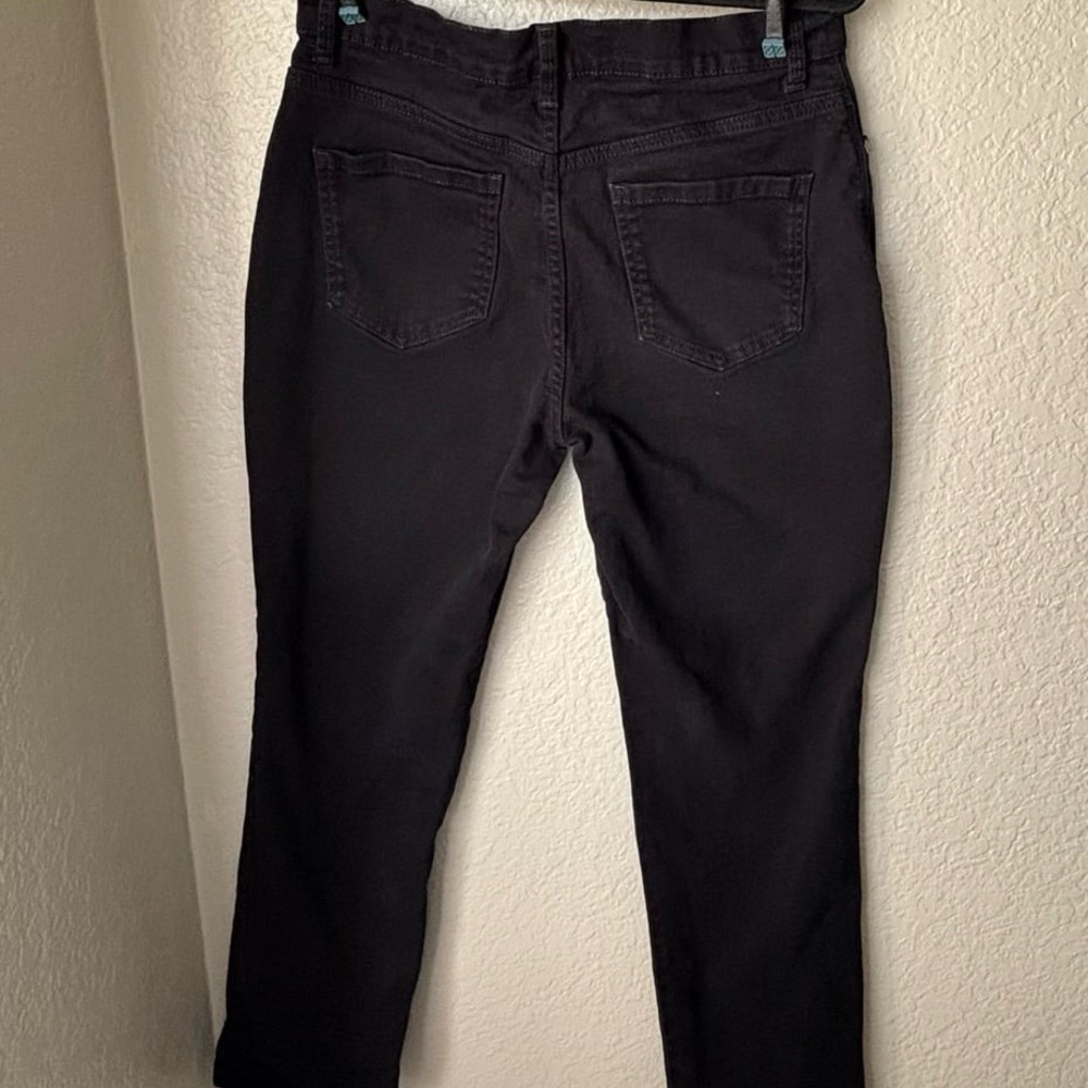 Gloria Vanderbilt Women's Amanda Denim Black Jeans Size 8 - Picture 12 of 12